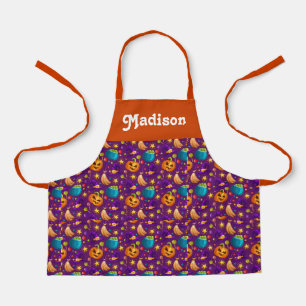 Personalised Halloween apron for kids