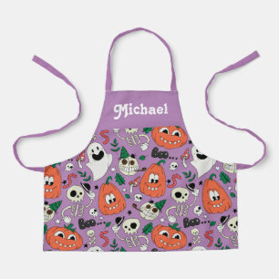 Personalised Halloween apron for kids