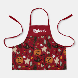Personalised Halloween apron for kids