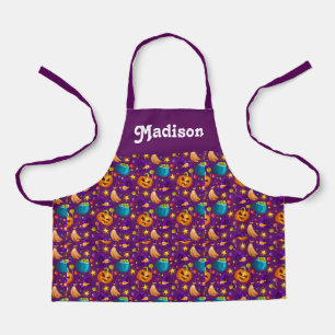 Personalised Halloween apron for kids