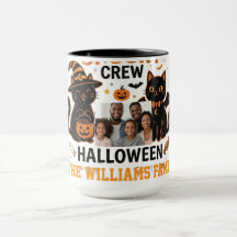 Personalised Halloween Black Cat Family Collection
