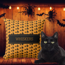 Personalised Halloween Black Cat Lover Pumpkin Pet