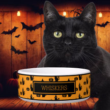 Personalised Halloween Black Cat Pumpkin Pet