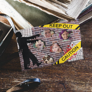 Personalised Halloween Card with Family Photos