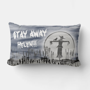 Personalised Halloween Creepy Scarecrow Cushion