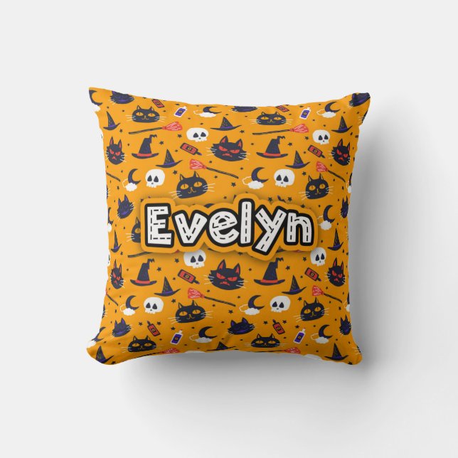 Personalised Halloween Cushion (Front)