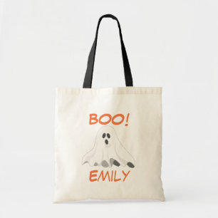 Personalised Halloween Ghost Tote
