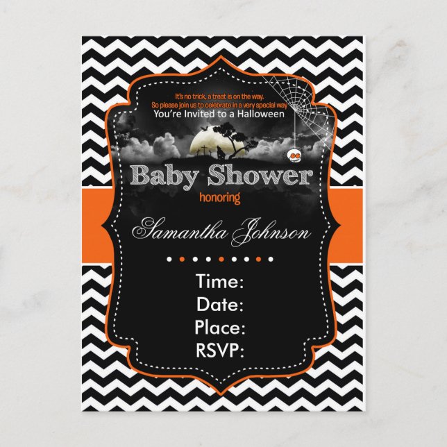 Personalised Halloween Invitation (Front)