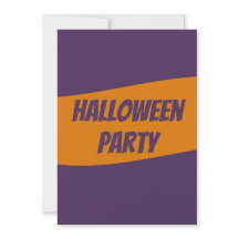 Personalised Halloween Invitation card