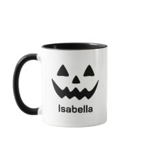 Personalised Halloween Jack O Lantern Pumpkin Face
