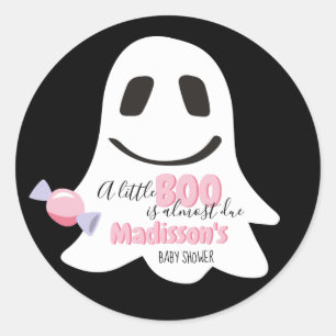 Personalised Halloween Little Boo Sticker
