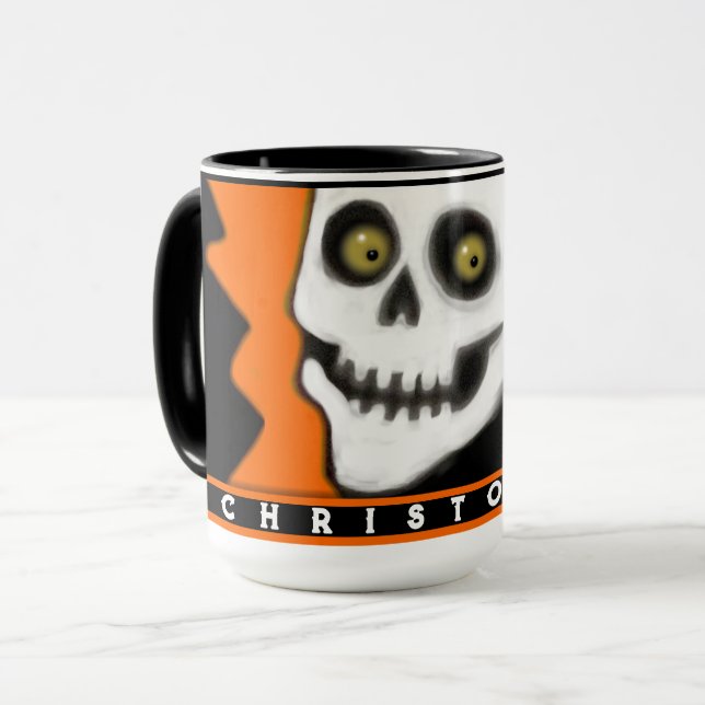 Personalised Halloween Mug (Front Left)