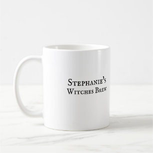 Personalised Halloween Mug Your Name+Witches Brew