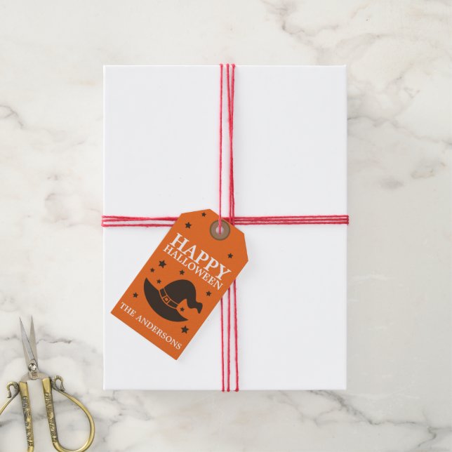 Personalised Halloween Party Favour & Gift | Tag (With Twine)