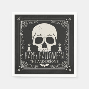 Personalised Halloween Party   Napkin