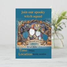 Personalised Halloween Photo Spooky Witch