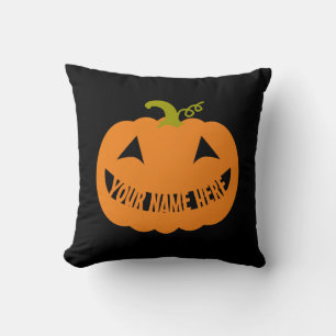 Personalised Halloween Pumpkin Cushion