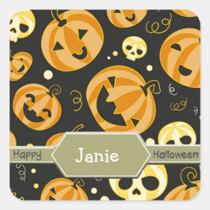 Personalised Halloween Stickers