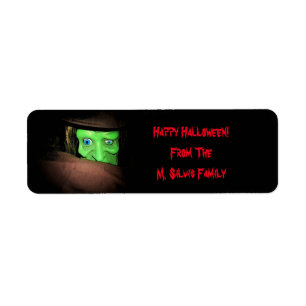 Personalised Halloween Tags Stickers