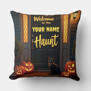 Personalised Halloween Throw Pillow