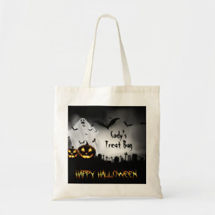 Personalised Halloween Tote Bag