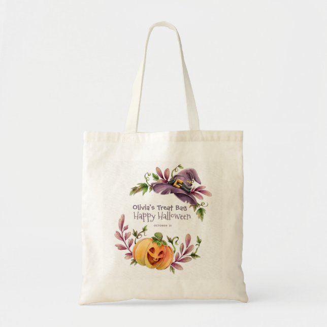 Personalised Halloween Tote Bag (Front)