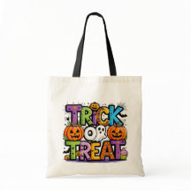 Personalised Halloween Trick or Treat Bag
