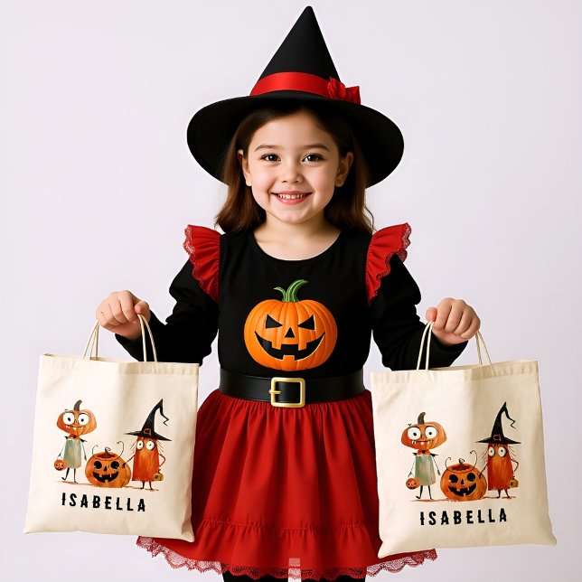 Personalised Halloween Trick or Treat Bag | Custom (Creator Uploaded)