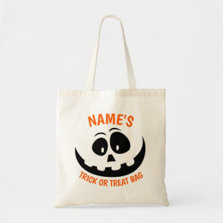 Personalised Halloween Trick or Treat Tote Bag