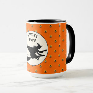 Personalised Halloween Witch Mug