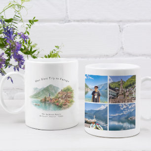 Personalised Hallstatt Austria Travel Photo Mug