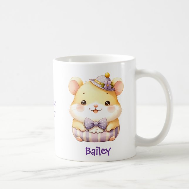 Personalised Hamster Pet Easter/Spring Mug (Right)
