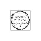 Personalised Handmade Rubber Stamp