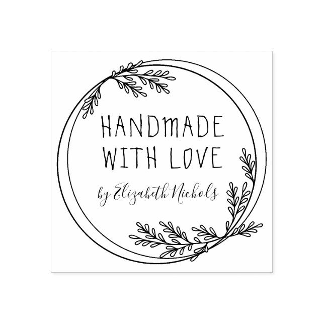  Personalised Handmade  Rubber Stamp (Imprint)