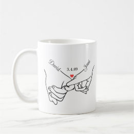 Personalised Hands  Coffee Mug