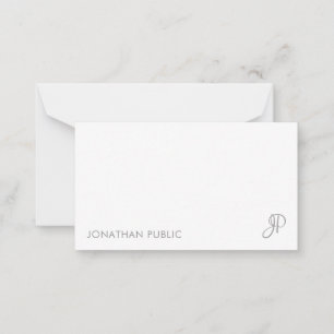Personalised Handwriting Monogram Simple Template