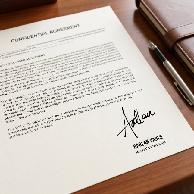 Personalised Handwritten Signature | Document Self Self-inking Stamp (Creator Uploaded)
