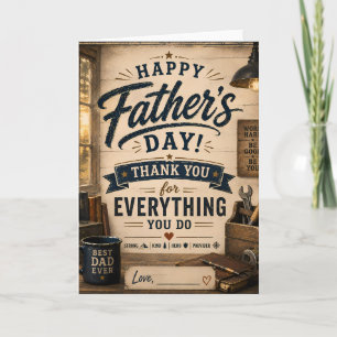 Personalised Handyman Father’s Day Card