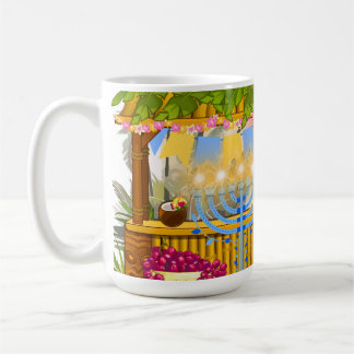 Personalised Hanukkah  – Beach Theme Tiki Bar Coffee Mug