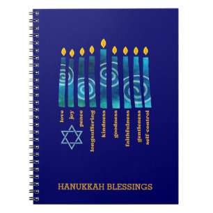 Personalised HANUKKAH Fruit of the Spirit Notebook