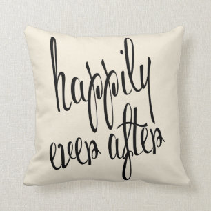 Personalised Happily Ever After Wedding Keepsake Cushion