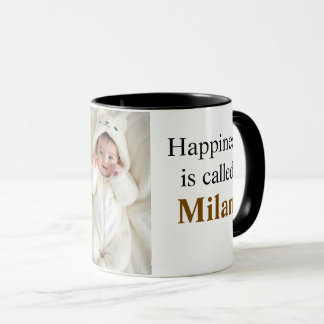 Personalised Happiness Is Called Photo Mug