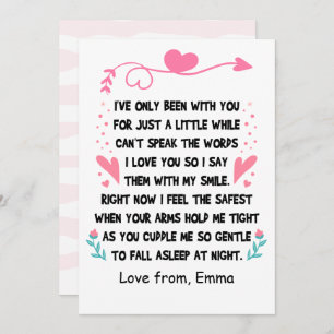 Personalised Happy 1st Mother's Day, Custom Names  Holiday Card