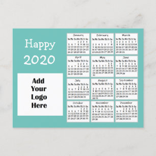 Personalised Happy 2020 New Year Personalised Postcard