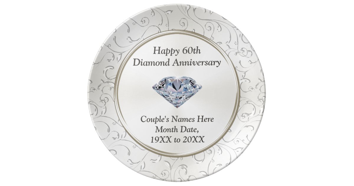 60th birthday rose gold blush glitter name paper plates | Zazzle 60th birthday rose gold blush glitter name paper plates | Zazzle