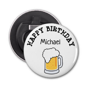 Personalised Happy Birthday  Beer Bottle Opener