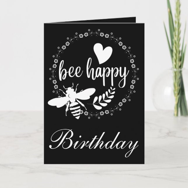personalised happy birthday card (Front)