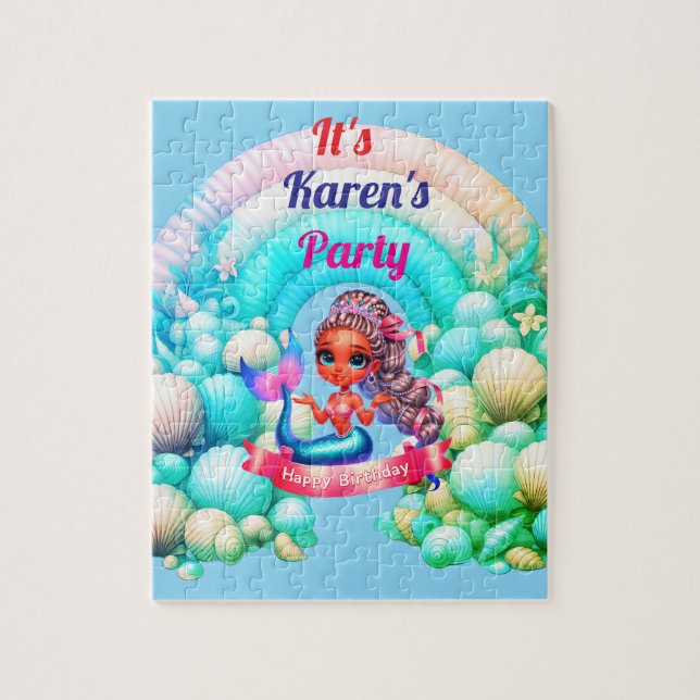 Personalised Happy Birthday Jigsaw Puzzle (Vertical)