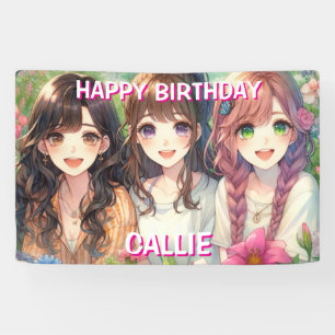 Personalised Happy Birthday Party Banner