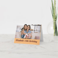 Personalised Happy Birthday Photo Name